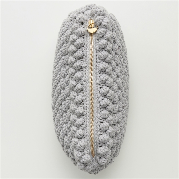 Aiayu Linn Clutch, Warm Grey